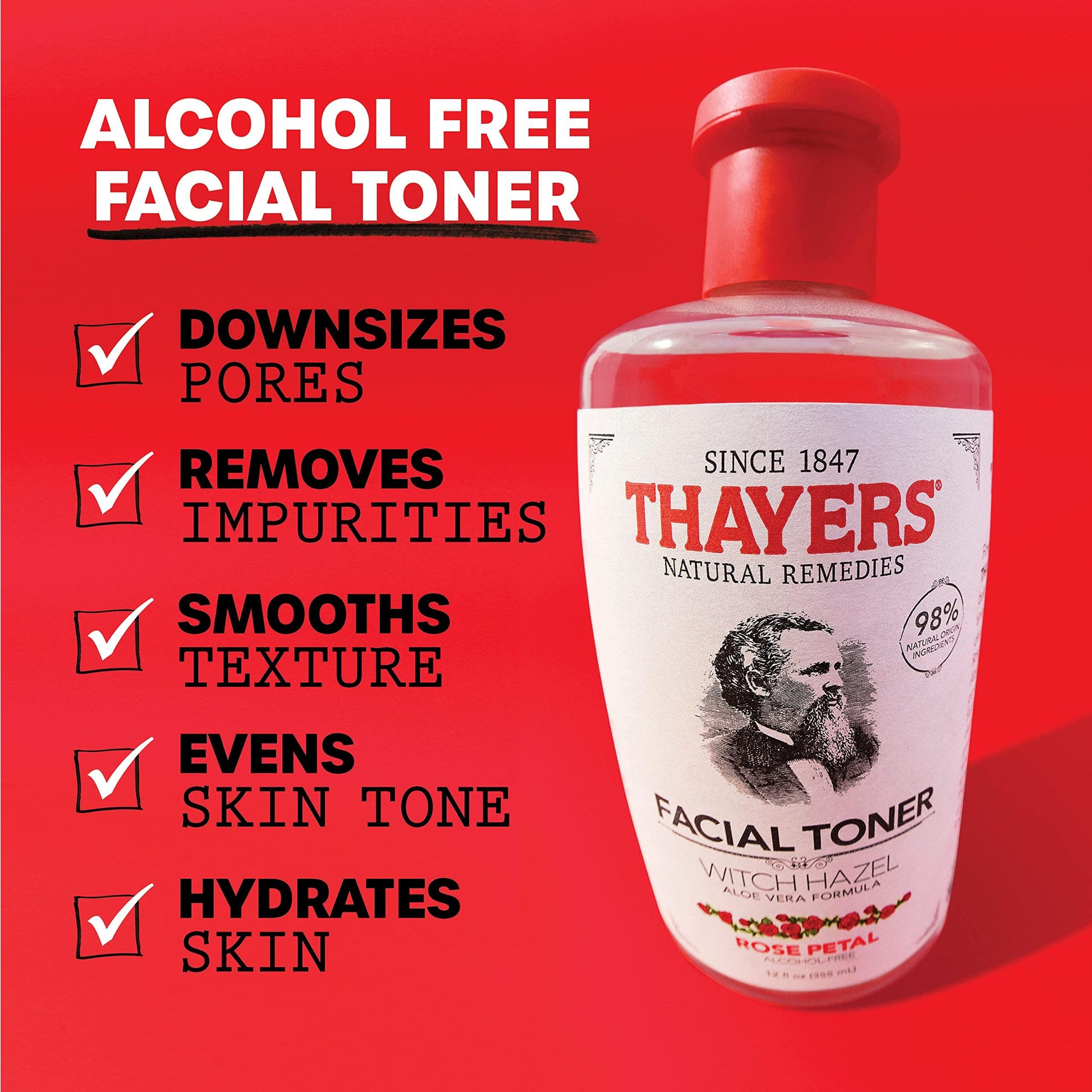 Thayers Natural Remedies Rose Petal Facial Toner 3 Oz Facial Toner Pasteur Pharmacy