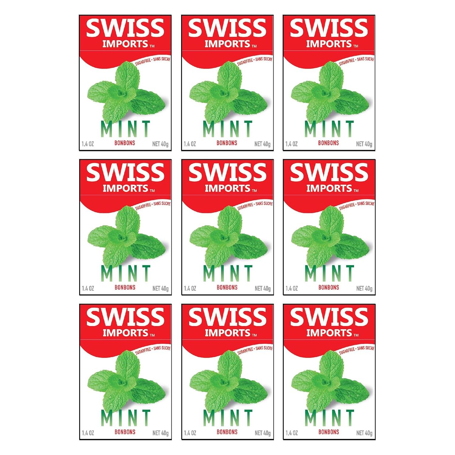 Swiss Imports Mint Sugarfree Candy Bonbons - 1.4oz Sugarfree Candy Pasteur Pharmacy