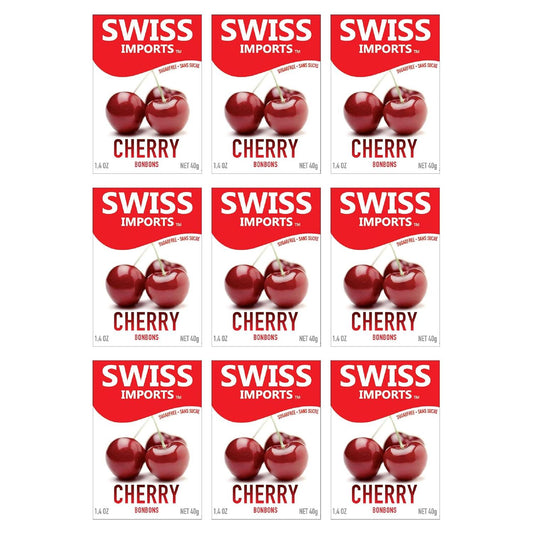 Swiss Imports Cherry Sugarfree Candy Bonbons - 1.4oz Candy Pasteur Pharmacy