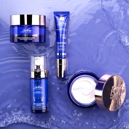 BioNike Defence My Age Crema de Noche Antiedad - Cuidado de la piel hidratante enriquecido con vitamina C para pieles maduras