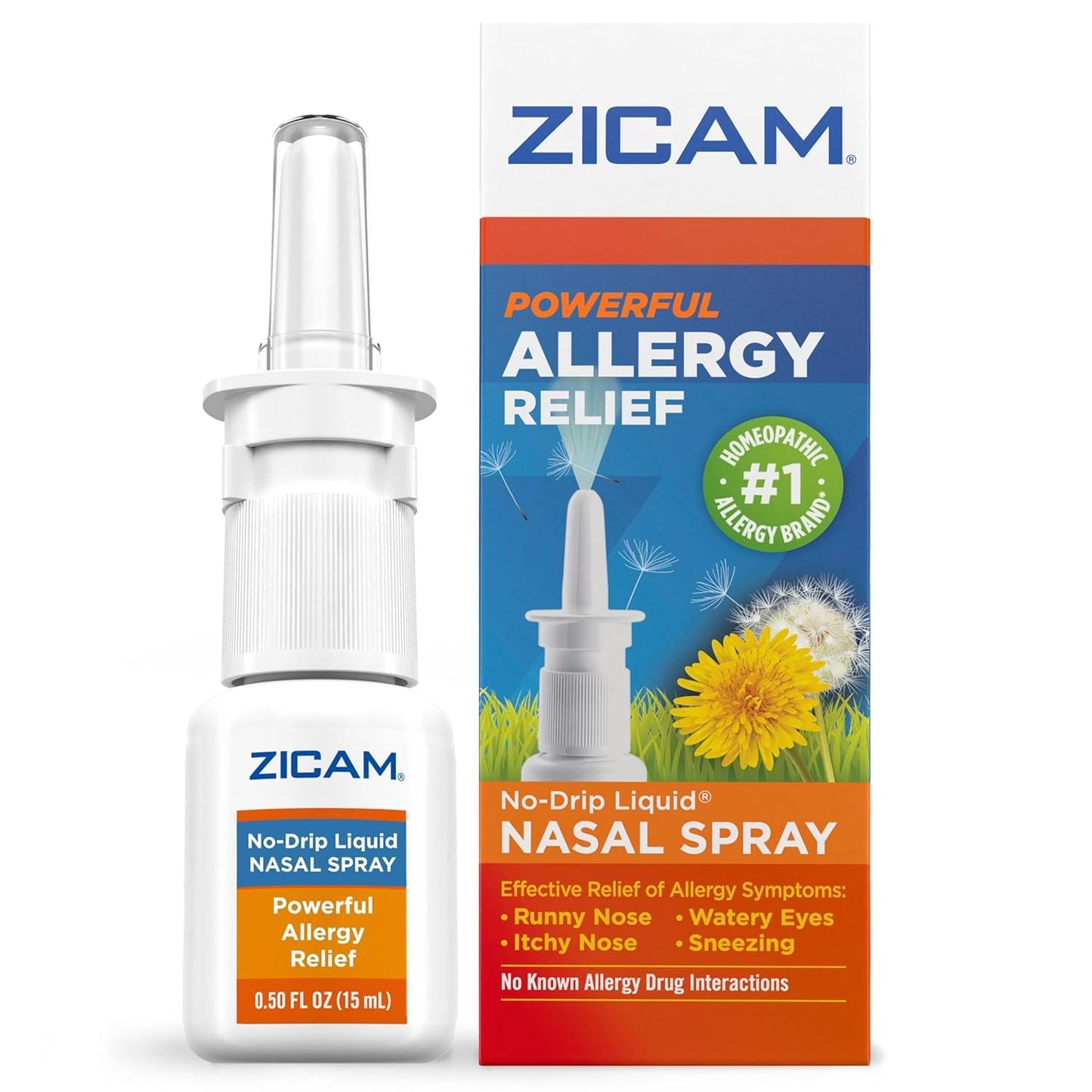 Zicam Allergy Relief Homeopathic Nasal Solution Pump 0.5 fl oz Health Care Pasteur Pharmacy