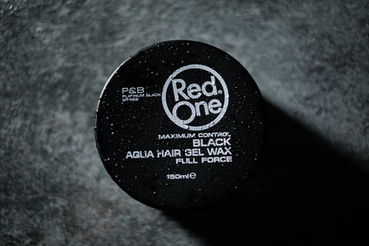 Cera Red One Black Aqua 150ml - Fijación de larga duración | Peinado de cabello