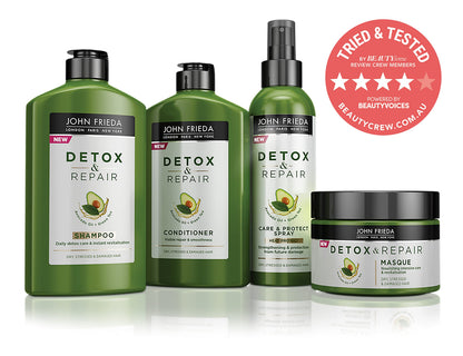 Shampoing Detox+Repair John Frieda - Pour cheveux abîmés | 250 ml