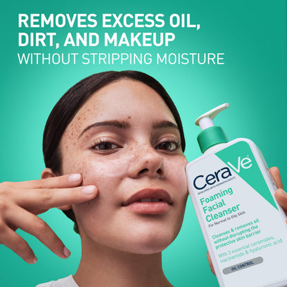 Nettoyant moussant CeraVe - Formule gel doux | 236 ml