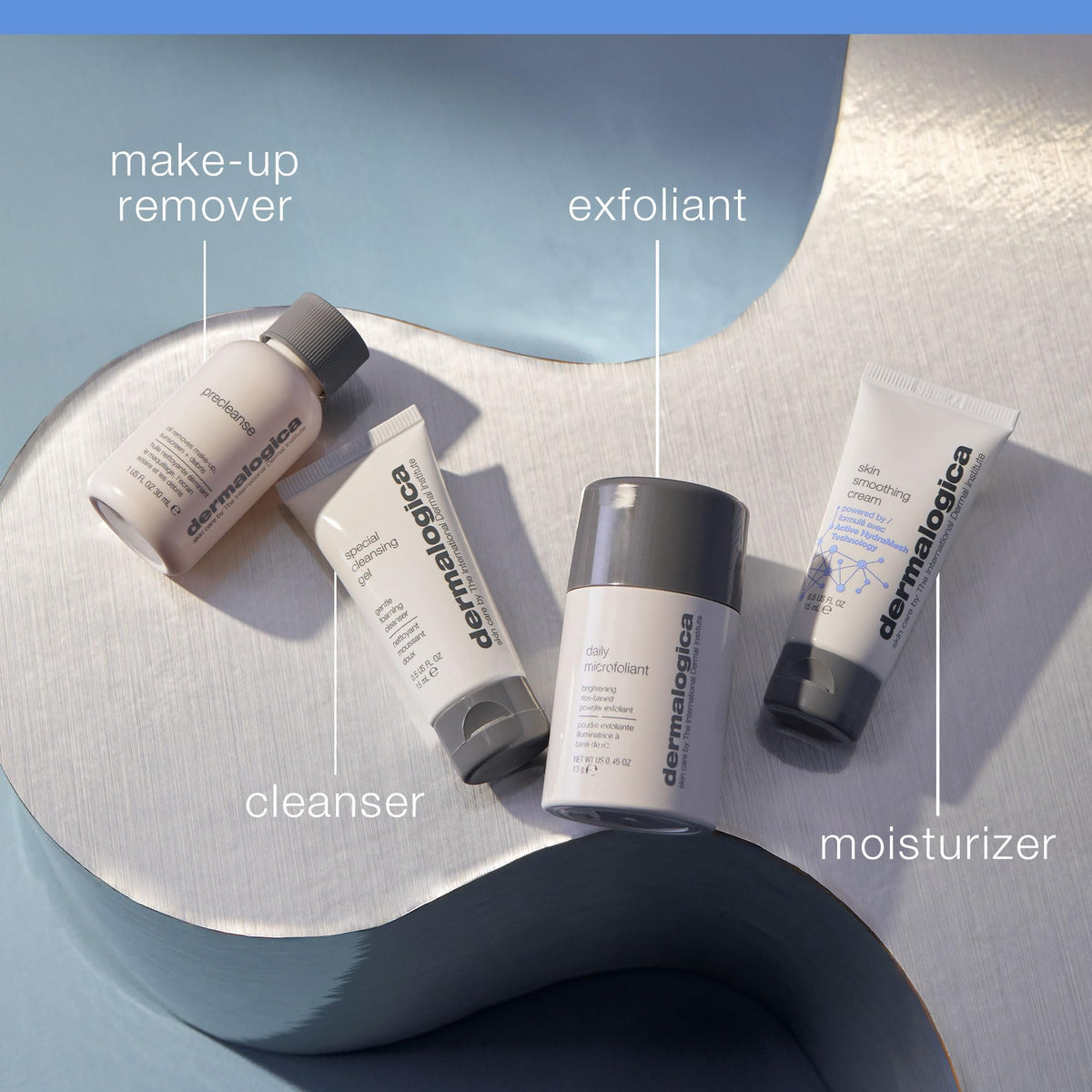Set de cuidado de la piel Dermalogica - Kit de limpieza, exfoliación e hidratación tamaño viaje