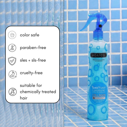 Spray Desenredante Bifásico Morfose 400ml - Control de Frizz | Cuidado Capilar