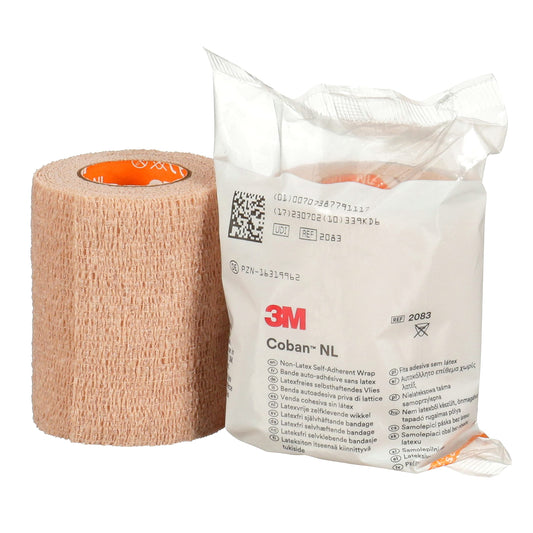 3M Coban NL Self-Adherent Wrap (Non-Latex), 2 Inch x 5 Yards, Case/Box of 36 Rolls Medical Tape & Bandages Pasteur Pharmacy