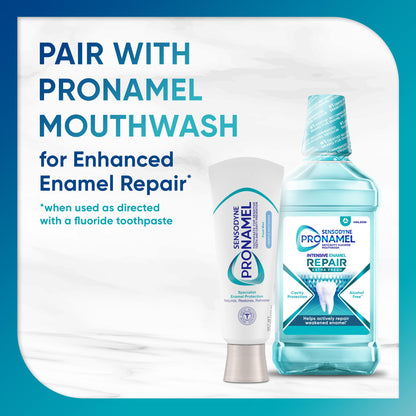Pasta dental Sensodyne para dientes sensibles con blanqueamiento - 2.54 fl oz - Para protección contra la sensibilidad durante todo el día y cuidado bucal