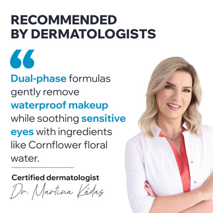 Démaquillant Yeux Waterproof Uriage - Solution douce, efficace et sans parfum pour yeux sensibles