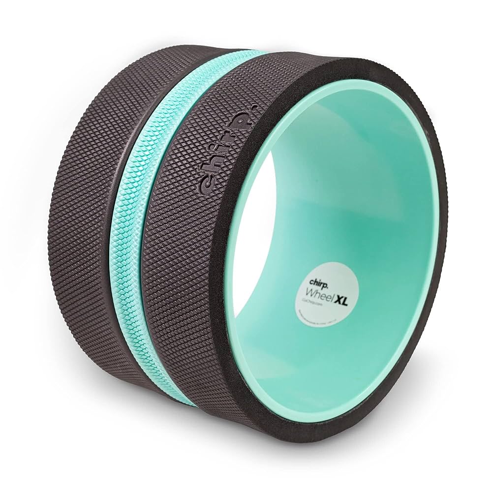 Chirp Wheel XL - Super Comfort Back Massage Roller - Wider Back Stretcher & Cracking Device, Plush Cushion, Enhanced Stability, Spinal Protection, Point Pressure | High Density Foam, Up to 500 lbs Health Care Pasteur Pharmacy
