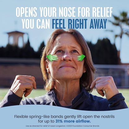 Bandelette nasale Breathe Right, grande taille