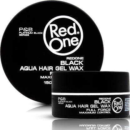 Cera Red One Black Aqua 150ml - Fijación de larga duración | Peinado de cabello