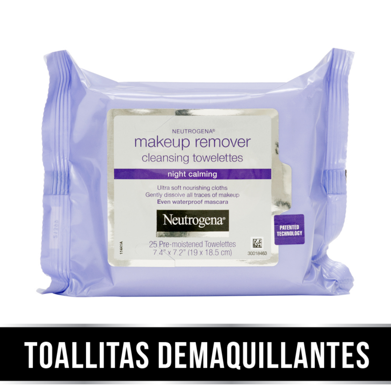 Neutrogena Night Calming Makeup Remover Face Wipes Makeup Removers Pasteur Pharmacy