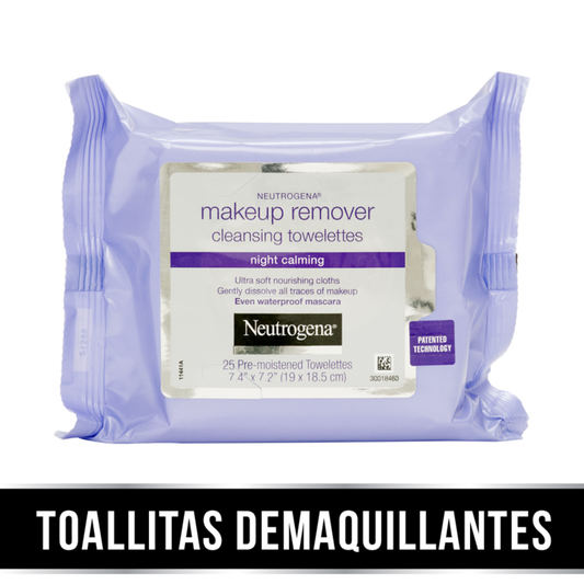 Neutrogena Night Calming Makeup Remover Face Wipes Makeup Removers Pasteur Pharmacy