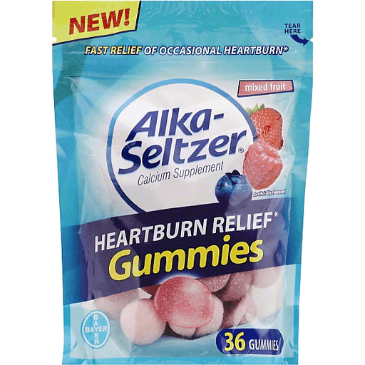 Alka Seltzer Heartburn Relief, Gummies, Mixed Fruit Health & Beauty Pasteur Pharmacy