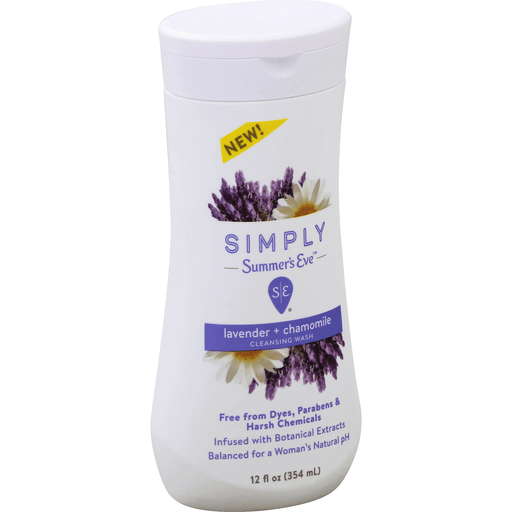 Summer's Eve Simply Lavender Chamomile Wash - 12oz Health & Beauty Pasteur Pharmacy