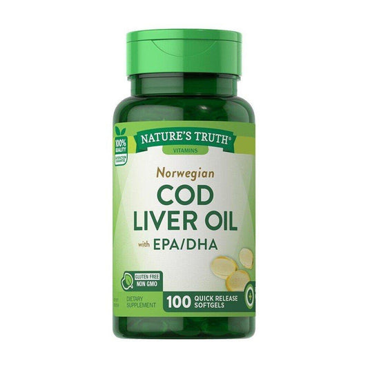 Nature's Truth Norwegian Cod Liver Oil With EPA / DHA Vitamins & Supplements Pasteur Pharmacy