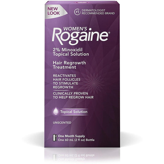 Women's Rogaine 2% Minoxidil Topical Solution – Hair Regrowth Treatment, 1 Month Supply Hair Care Pasteur Pharmacy