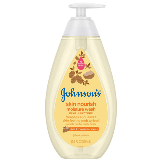 Johnson's® Skin Nourish Moisture Wash – Shea & Cocoa Butter (20.3 Fl Oz) Body Wash Pasteur Pharmacy