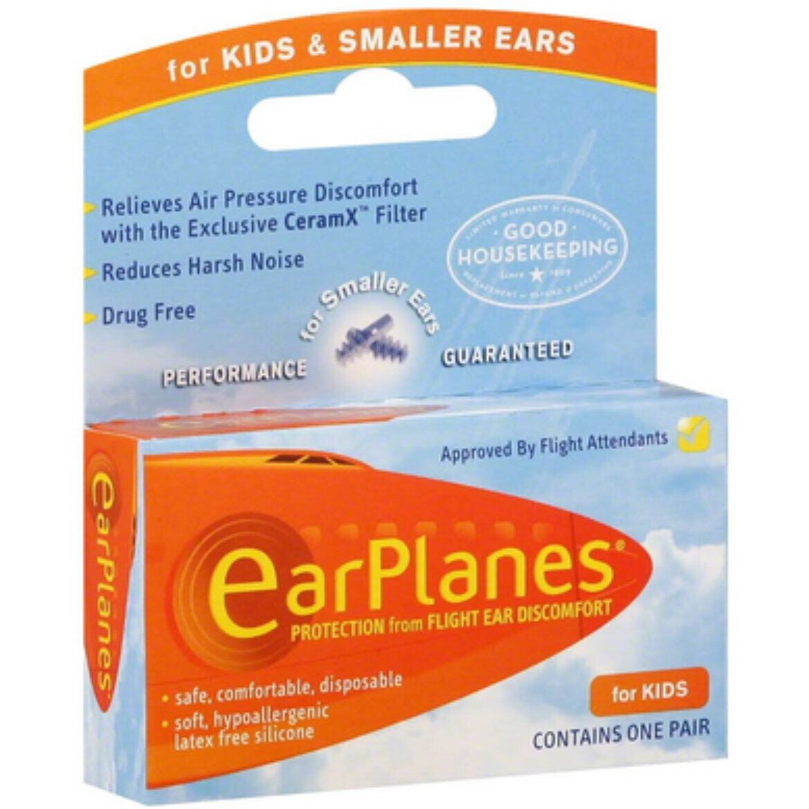 EarPlanes® Child Size Earplug, 1 Pair