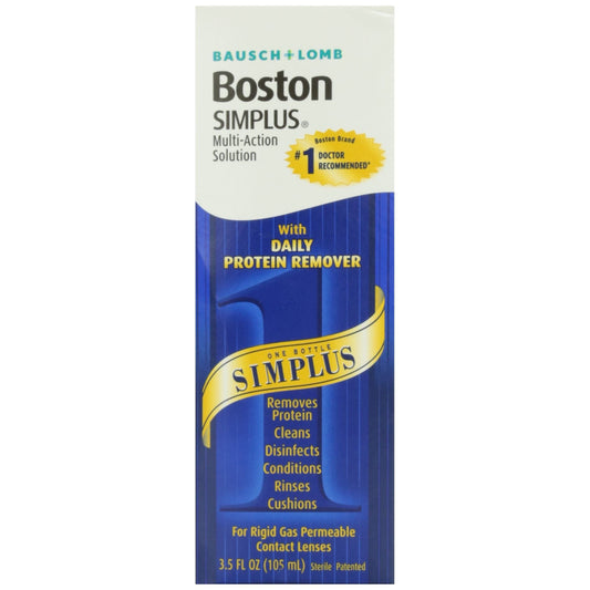 Bausch & Lomb Boston Simplus® Multi-Action Solution – 3.5 Fl Oz Personal Care Pasteur Pharmacy
