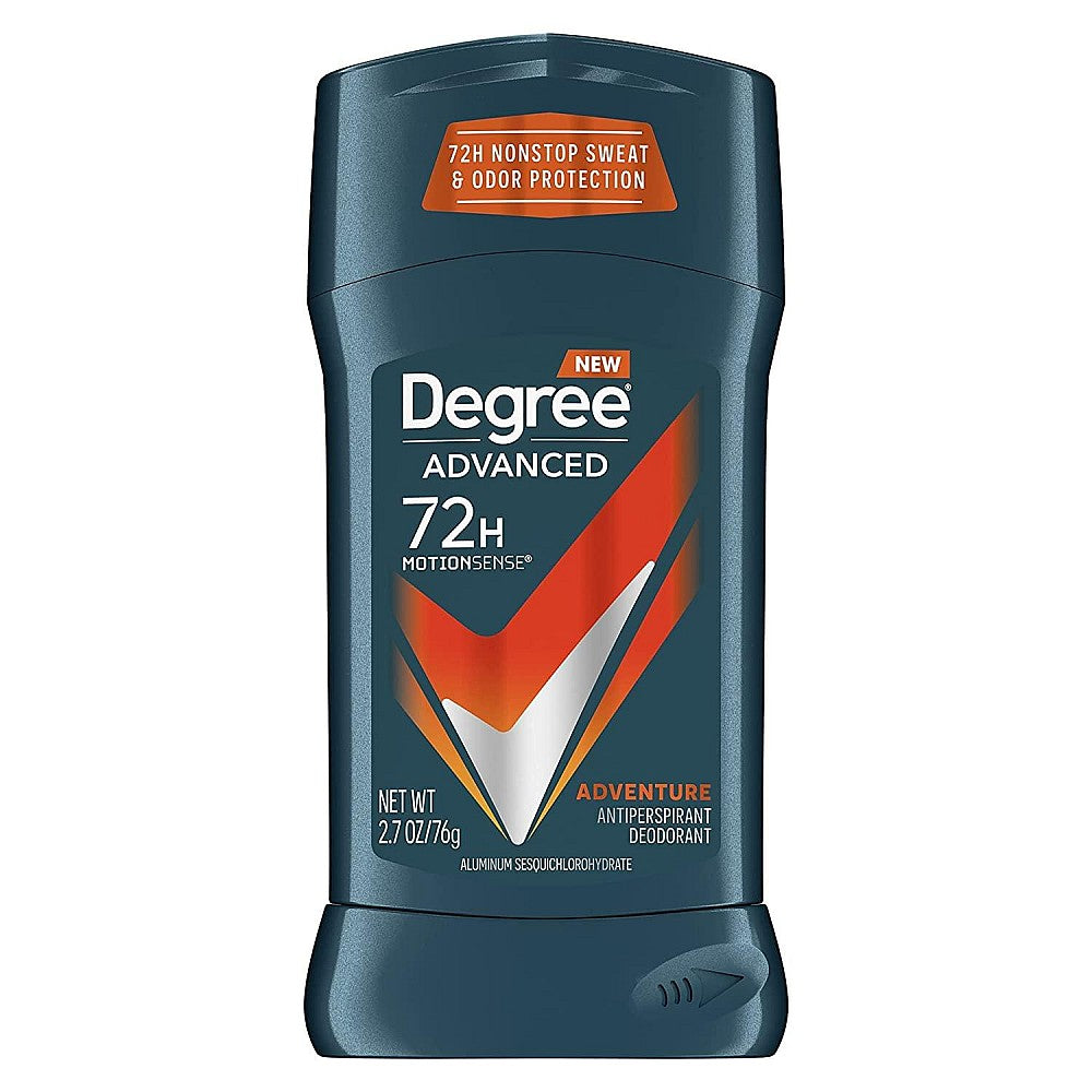Degree Men Advanced Antiperspirant Deodorant Stick, Adventure, 72-Hour Protection, 2.7 oz Deodorant & Anti-Perspirant Pasteur Pharmacy