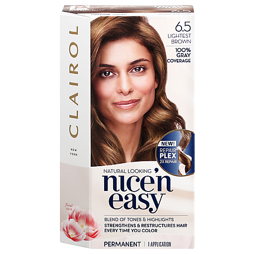 Clairol Nice’n Easy Hair Color, Permanent, Lightest Brown 6.5 Hair Color Pasteur Pharmacy Default Title