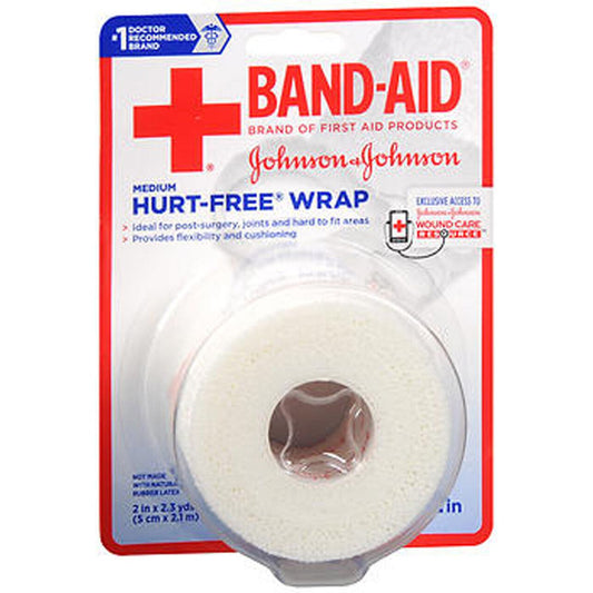 Band-Aid Hurt Free Wrap Medium First Aid Pasteur Pharmacy