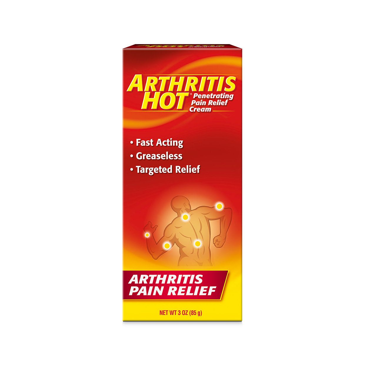Arthritis Hot Pain Relief Cream, Fast-Acting Deep Heating Rub for Joint & Muscle Pain, 3 oz Medicine & Drugs Pasteur Pharmacy