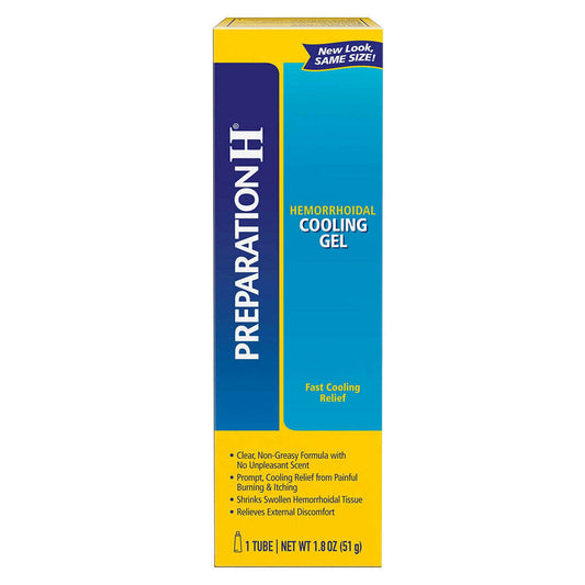 Preparation H Hemorrhoidal Cooling Gel With Aloe, 1.8 Oz Medicine Cabinets Pasteur Pharmacy