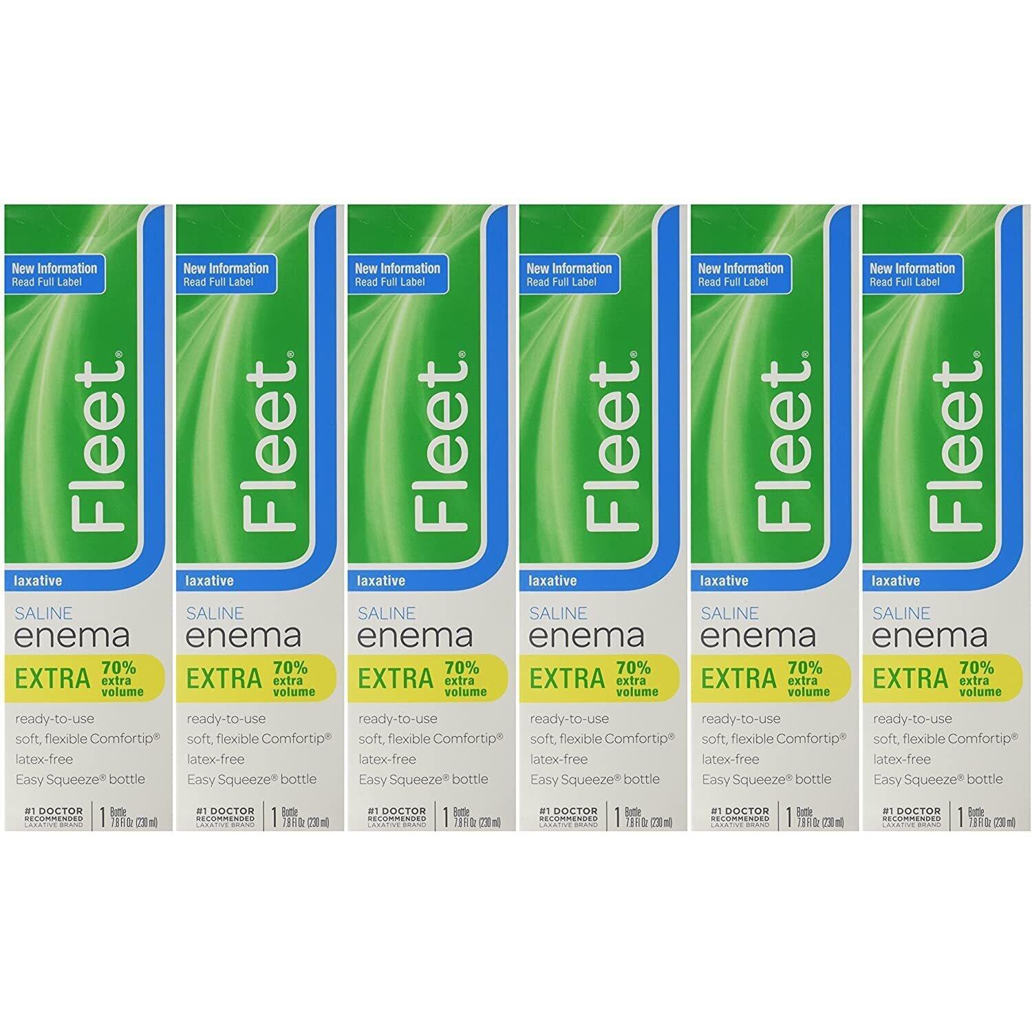 Fleet Laxative Saline Extra Enema For Adult Constipation, 7.8 Fl Oz, 1 Bottle Health & Beauty Pasteur Pharmacy