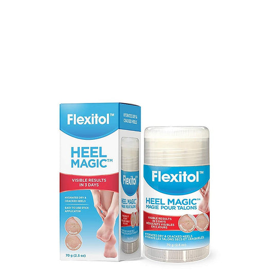 Flexitol® Heel Magic – Stick for Dry Skin & Rough Heels (2.5 oz) Foot Care Pasteur Pharmacy