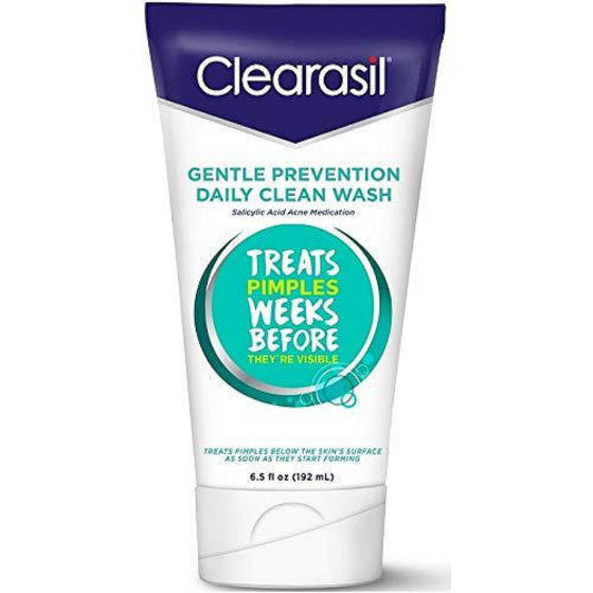 Clearasil Gentle Prevention Daily Clean Acne Face Wash 6.5 Oz