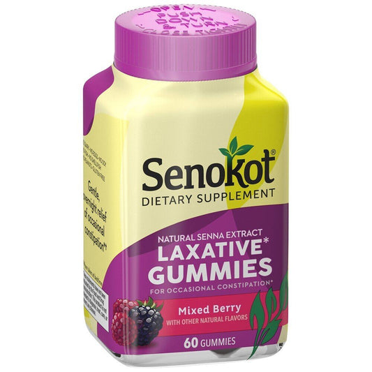 Senokot Dietary Supplement Laxative Gummies - Mixed Berry - 60ct Health & Beauty Pasteur Pharmacy