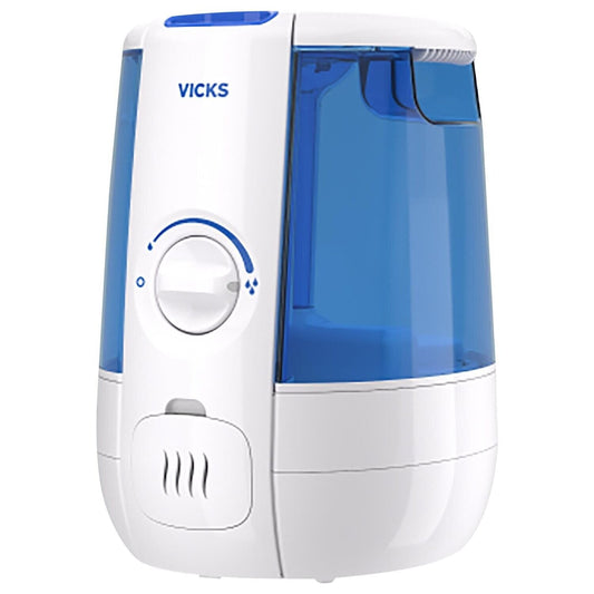 Vicks 1.2 Gallon Cool Relief Filter Free Humidifier VUL600 Blue Humidifiers Pasteur Pharmacy