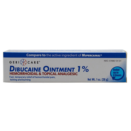 Gericare Dibucaine Ointment 1% Hemorroidal & Topical Analgesic (1oz) Health & Beauty Pasteur Pharmacy