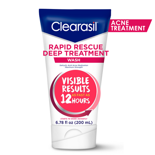 Clearasil Rapid Rescue Deep Treatment Wash 6.78 Oz Skin Care Pasteur Pharmacy