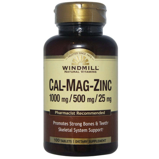 Windmill Calcium, Magnesium And Zinc, Tablets Vitamins & Supplements Pasteur Pharmacy
