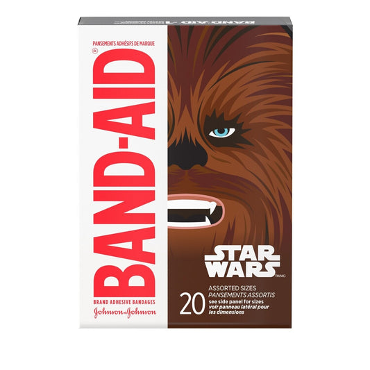 Band-Aid Brand Adhesive Bandages, Star Wars Characters, Assorted Sizes First Aid Pasteur Pharmacy