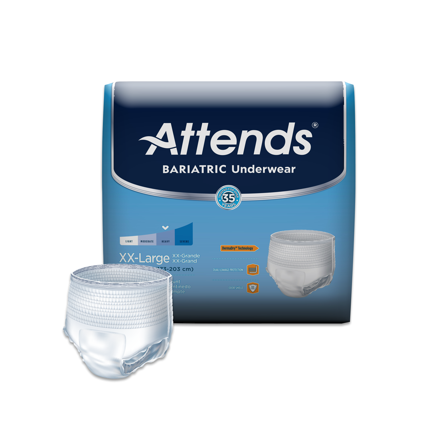 Attends Bariatric Underwear, Heavy Absorbency Underwear Pasteur Pharmacy