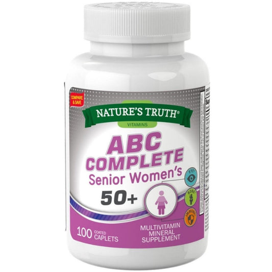 Nature's Truth ABC Complete Senior Women's Multivitamin Vitamins & Supplements Pasteur Pharmacy