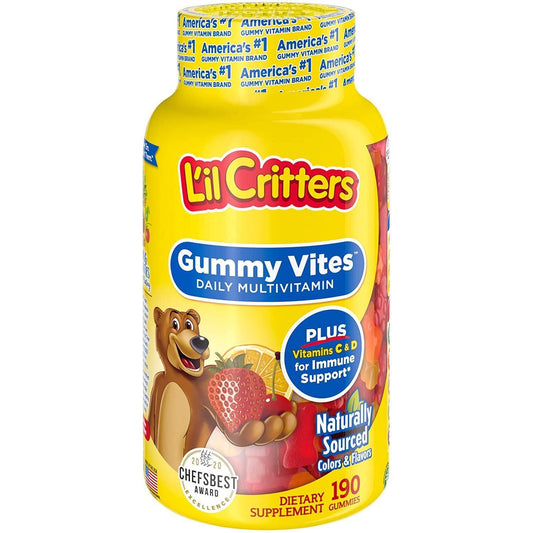 L'il Critters Gummy Vites, Complete Multivitamin, Gummies Vitamins & Supplements Pasteur Pharmacy