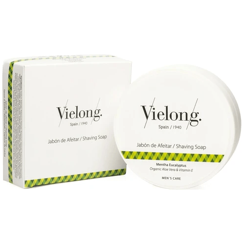 Vielong Mentha Eucalyptus Shaving Soap 3.5 Oz Shaving Soap Pasteur Pharmacy