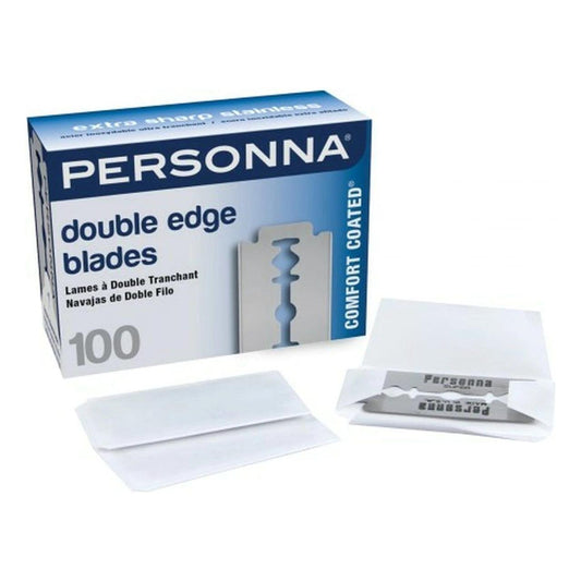 Personna Double Edge Stainless Steel Blades 100 Blades Shaving Blades Pasteur Pharmacy