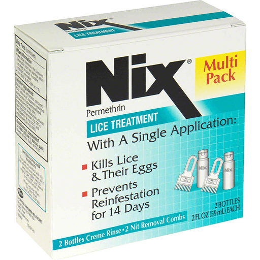 Nix Creme Rinse Lice Treatment With Nit Removal Comb, Multi Pack Personal Care Pasteur Pharmacy