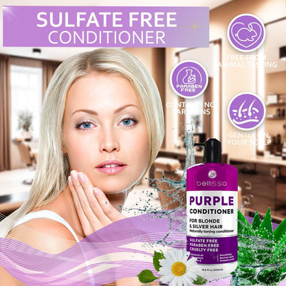 Purple Conditioner for Blonde Hair   Goodbye to Orange and Yellow Brassy Tones