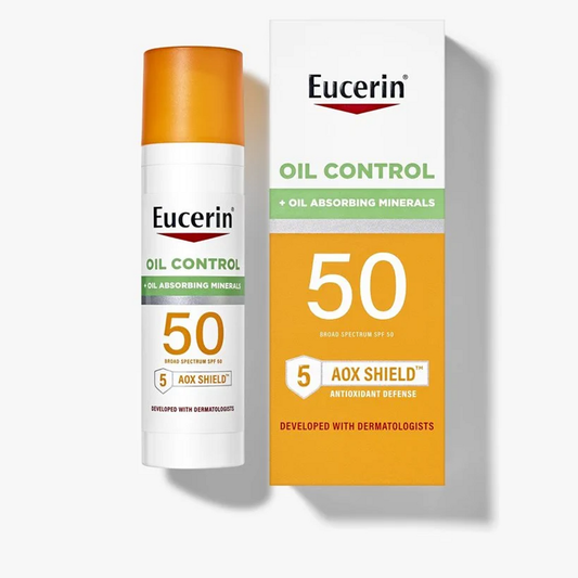 Eucerin Sun Oil Control SPF 50 Face Sunscreen Lotion - 2.5 Fl Oz Sunscreen Pasteur Pharmacy