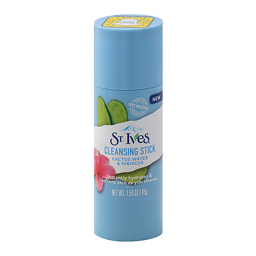 St Ives Hydration Cactus Water & Hibiscus Cleansing Stick - 1.59oz Water Pasteur Pharmacy