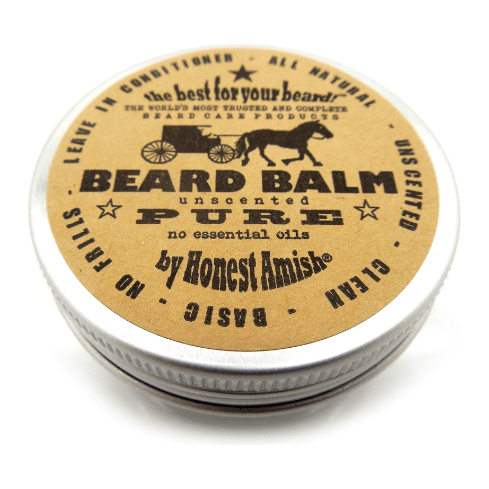Honest Amish Pure Fragrance Free Beard Balm 2 oz Beard Balm Pasteur Pharmacy