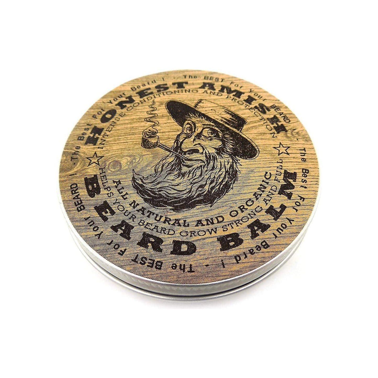 Honest Amish Beard Balm Twist Tin Large 4 Oz Beard Balm Pasteur Pharmacy